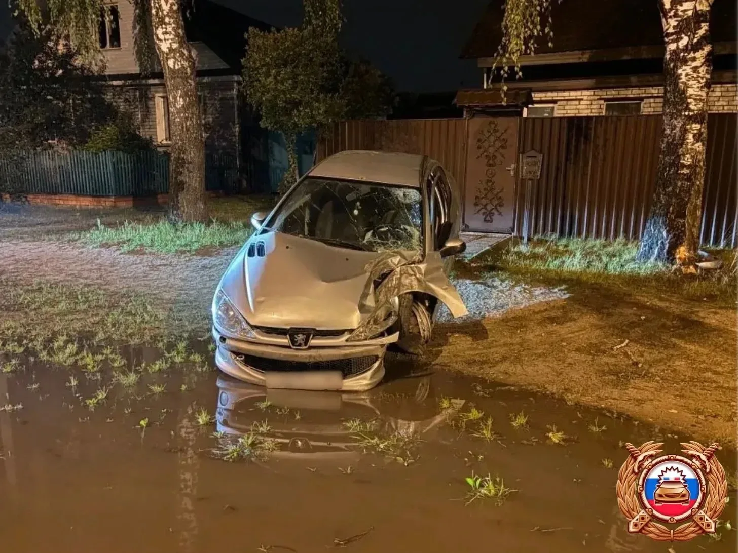 🚗 В Твери девушка врезалась в дерево на ул. Тракторная