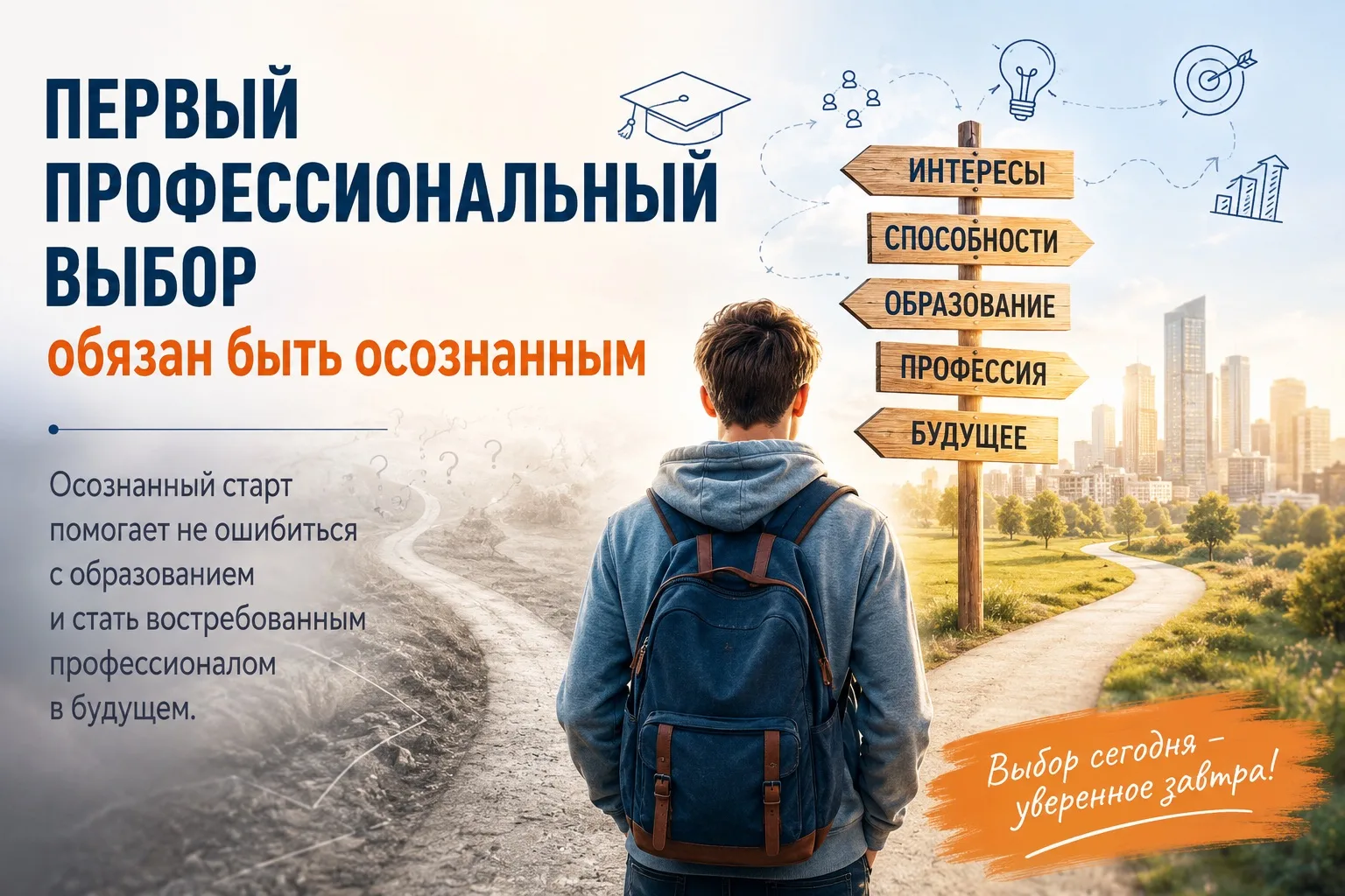 Первый профессиональный выбор обязан быть осознанным