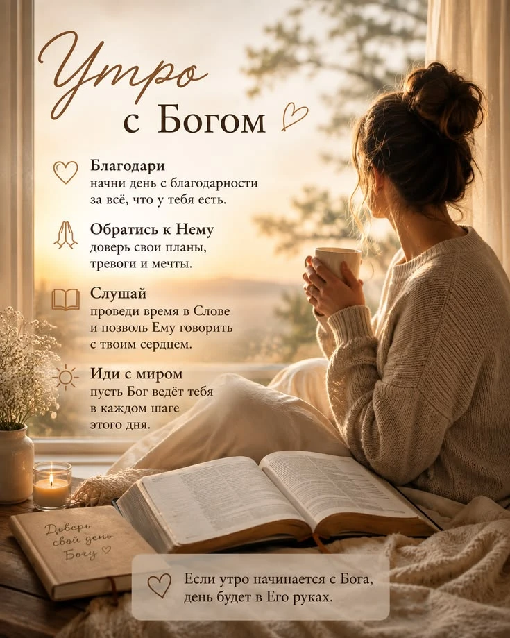 Доброе утро,  дети Божьи ❤ !
