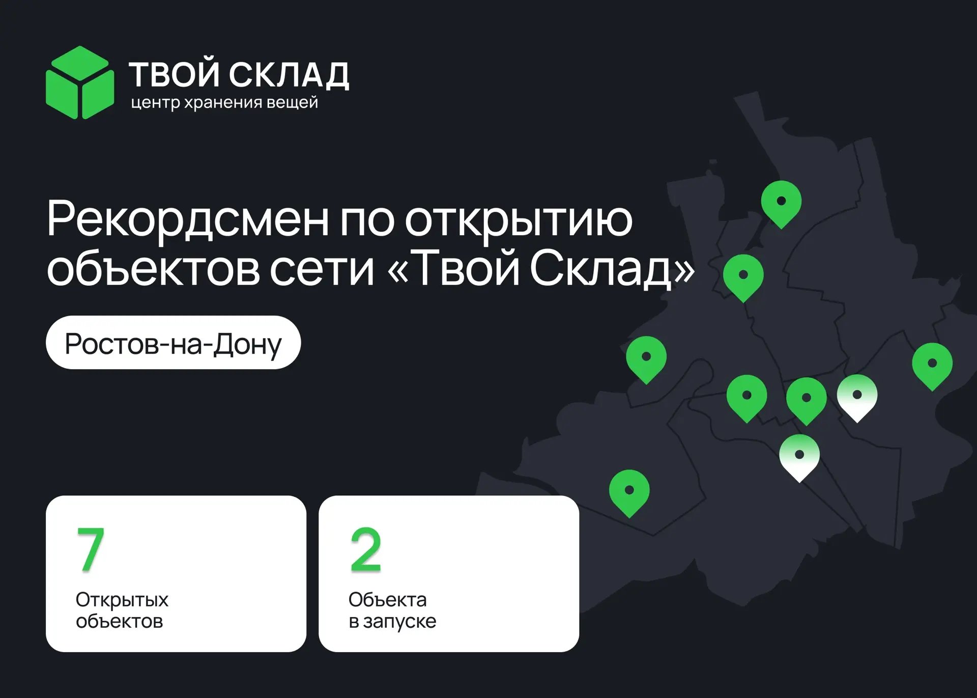 📍 Ростов-на-Дону - уже 7-й объект «Твой Склад» в городе