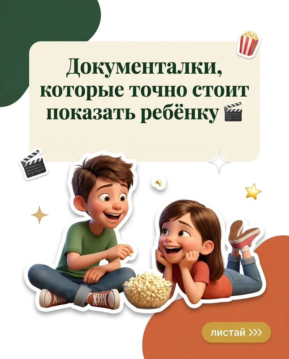 🎬Документалки — это тот контент, про который все знают, но почти никто не смотрит с де...