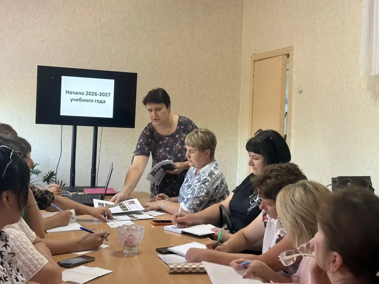 В МОУ-СОШ с. Дьяковка состоялся педагогический совет, посвященный старту 2026-2027 учеб...