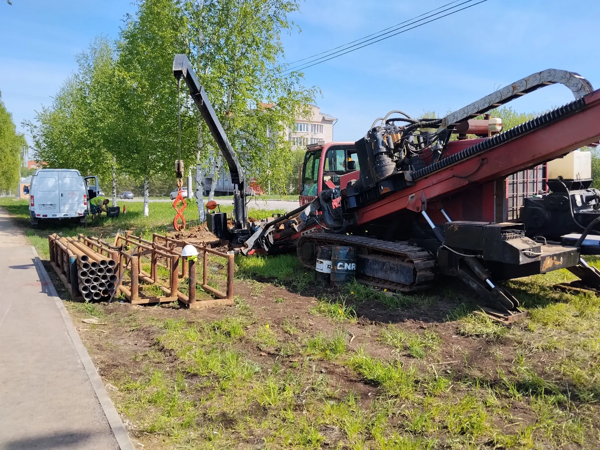 В Лысьве завершена реконструкция водовода на участке от улицы Чайковского до улицы Фест...