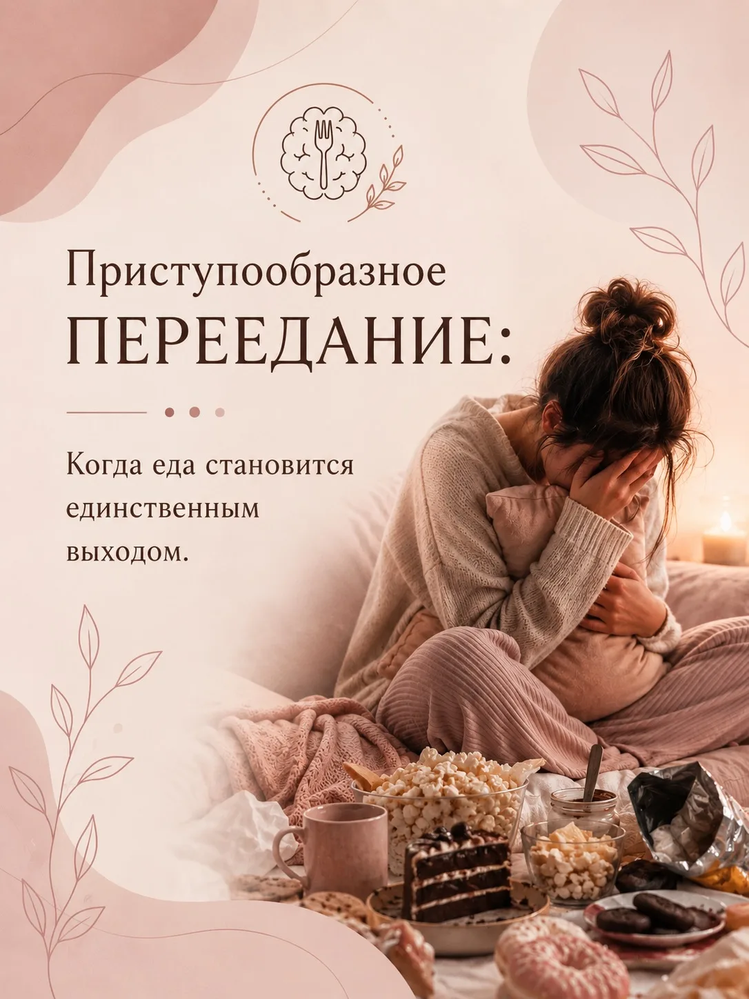 BED (приступообразное переедание): когда еда становится способом справиться с эмоциями