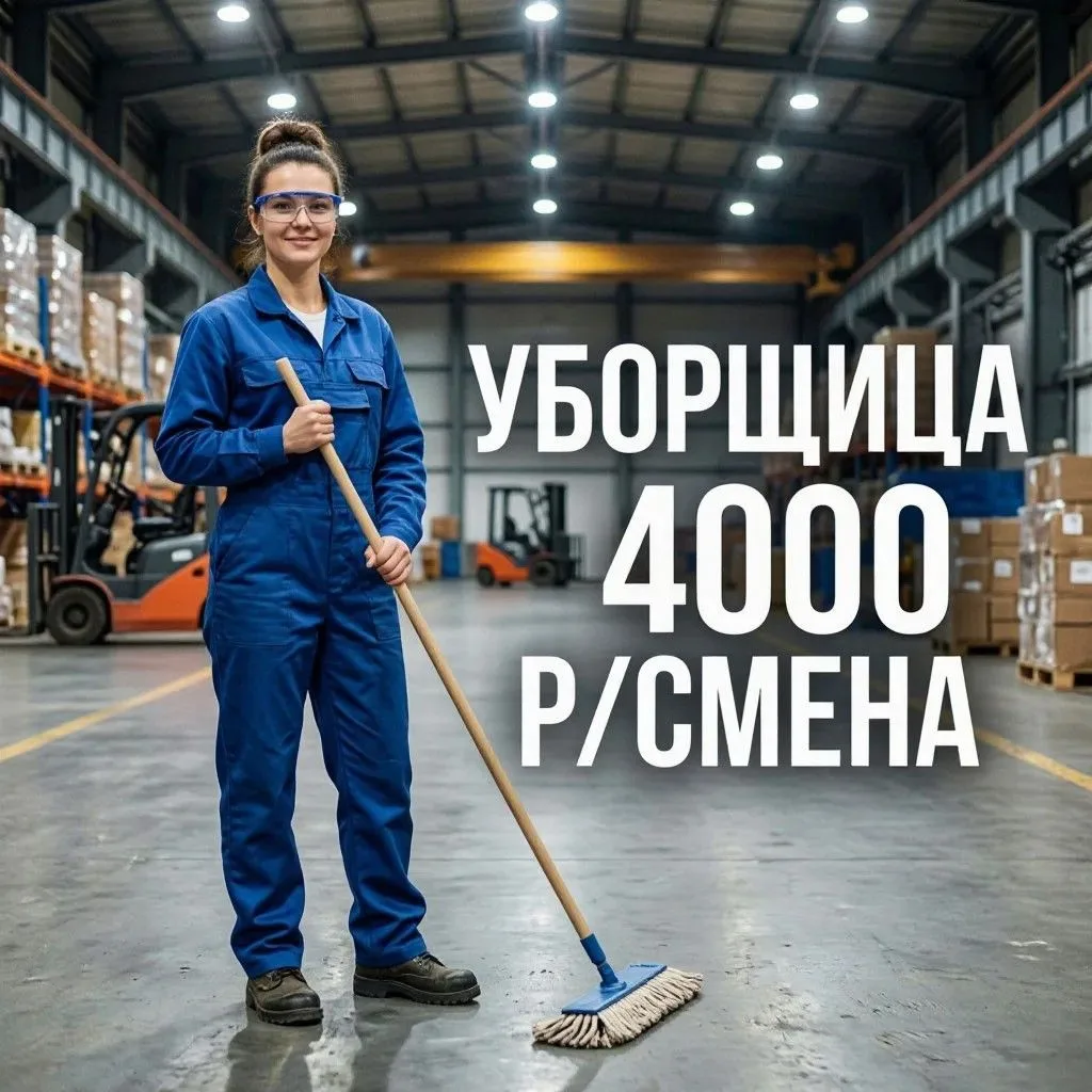 Приглашаем Уборщиц на транслогистические склады!