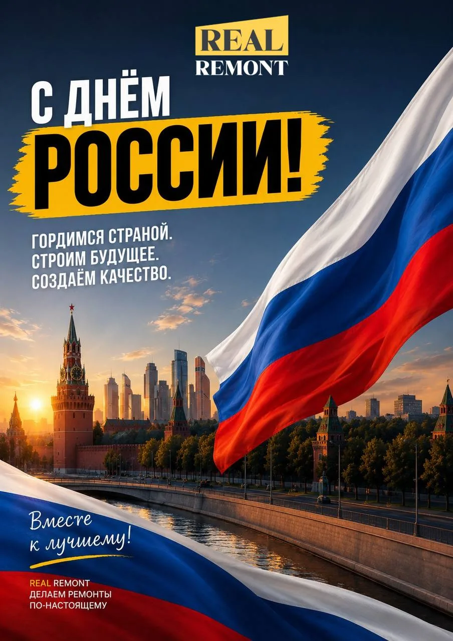 С Днём России! 🇷🇺

Строить можно по-разному:
Можно стены.
Можно дома.
А можно будущее! 

Каждый ка