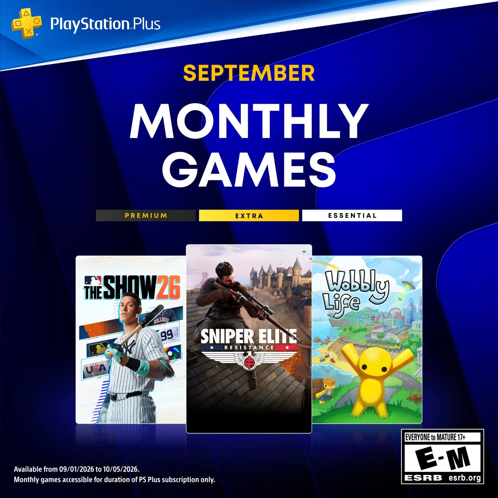 Sony официально анонсировала сентябрьскую подборку PS Plus Essential, практически полно...