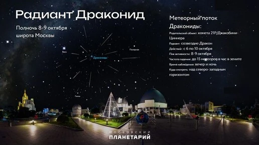 Ярославцы смогут увидеть два звездопада в октябре