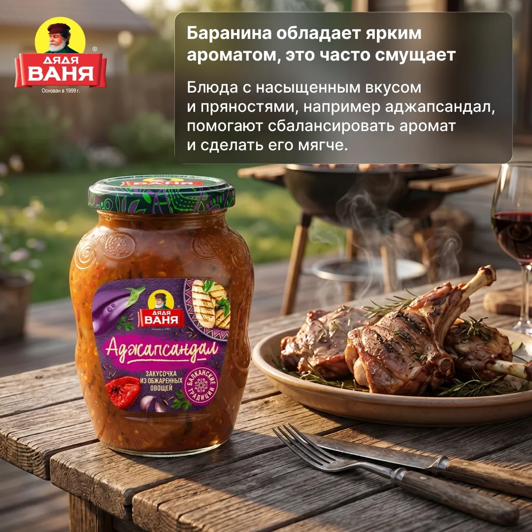 Шашлык раскрывается лучше, когда на столе есть баланс.

За это как раз и отвечают овощные закуски. О