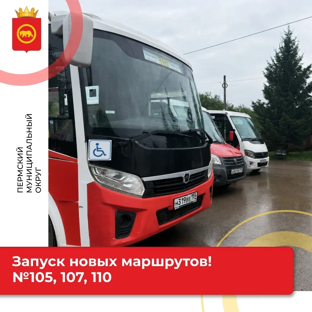 🚌 Три новых автобусных маршрута завтра начинают работу.