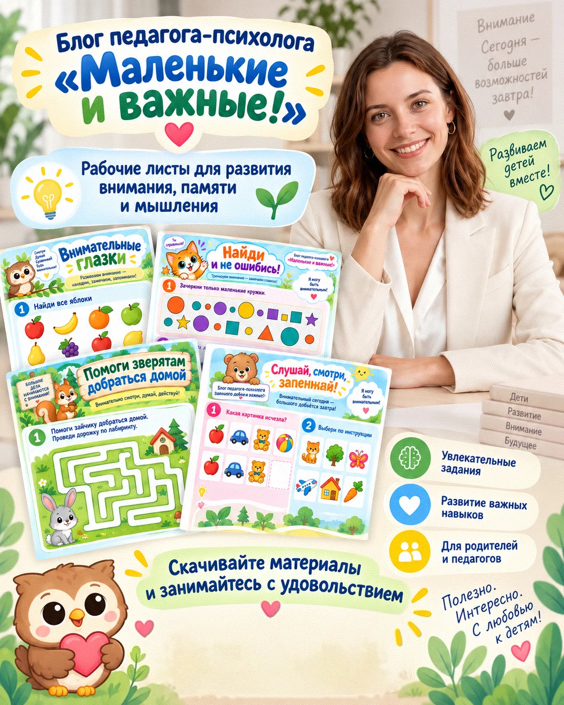 Внимание — это основа успеха вашего ребёнка! В современном мире, полном отвлекающих фак...