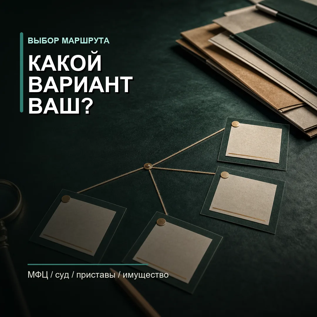 Иногда человек спрашивает в лоб: мне банкротство, МФЦ или просто ждать?