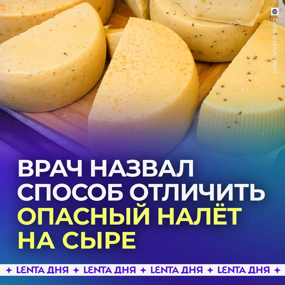 🧀 Налёт на сыре может оказаться не опасной плесенью.