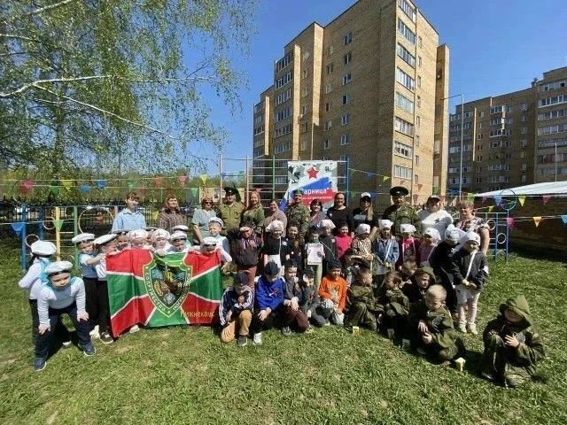Патриотическая "Зарница" в детском саду №61 НМР!