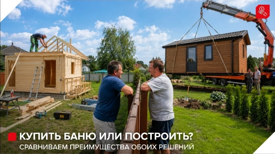 Купить баню или построить самим?