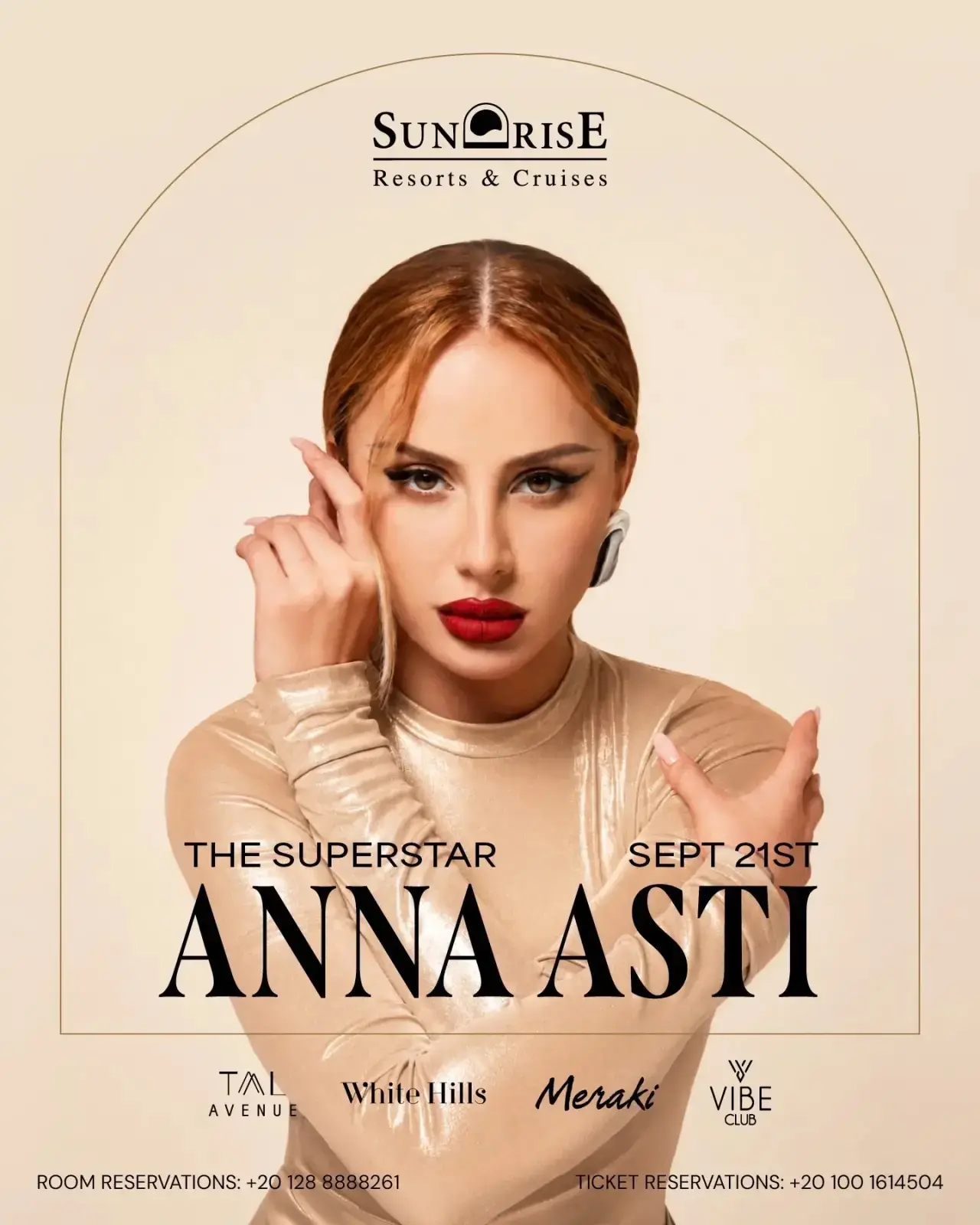 Концерт Анны Asti в Египте 🥳: бесплатный вход для гостей сети отелей Sunrise Resort 🔥