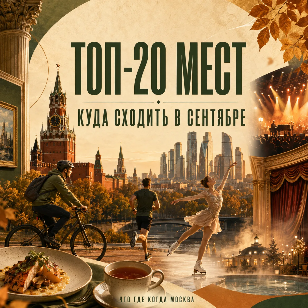 🍂 ТОП-20 мест, куда сходить в сентябре