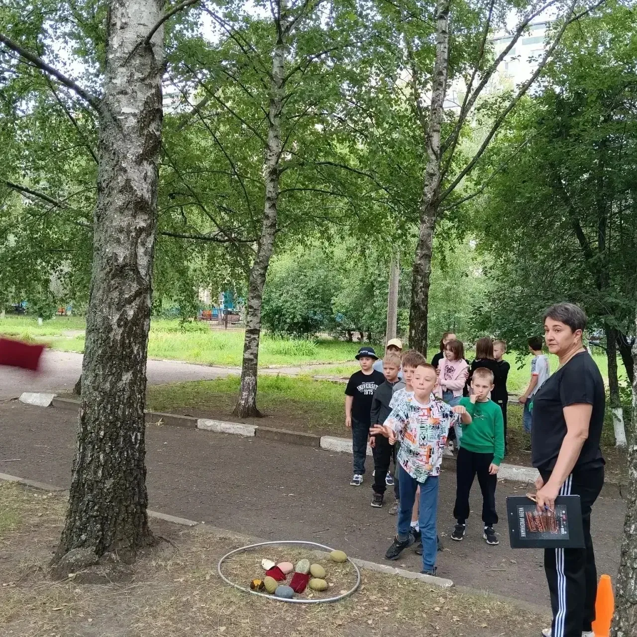 ☀️ Сегодня в нашем лагере «Солнышко»
были проведены спортивные соревнования «Весёлые старты»! 🏆

Ре