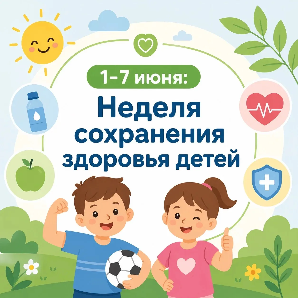 Дорогие родители, с 1 по 7 июня проходит Неделя сохранения здоровья детей — это хороший...