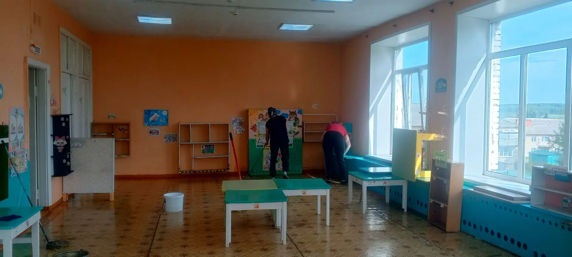 Готовим детский сад к новому учебному году! 🏫✨