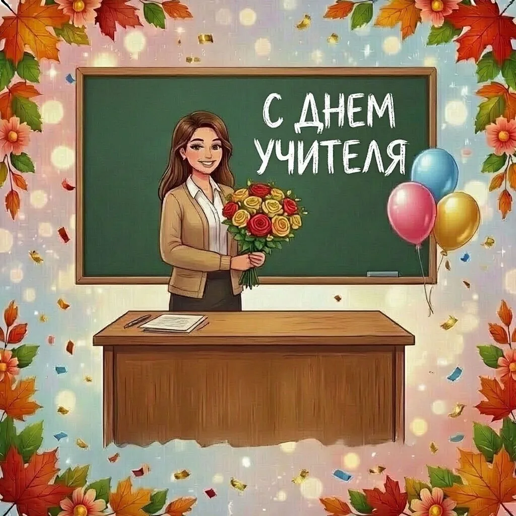 С Днем учителя! 👩‍🏫💐