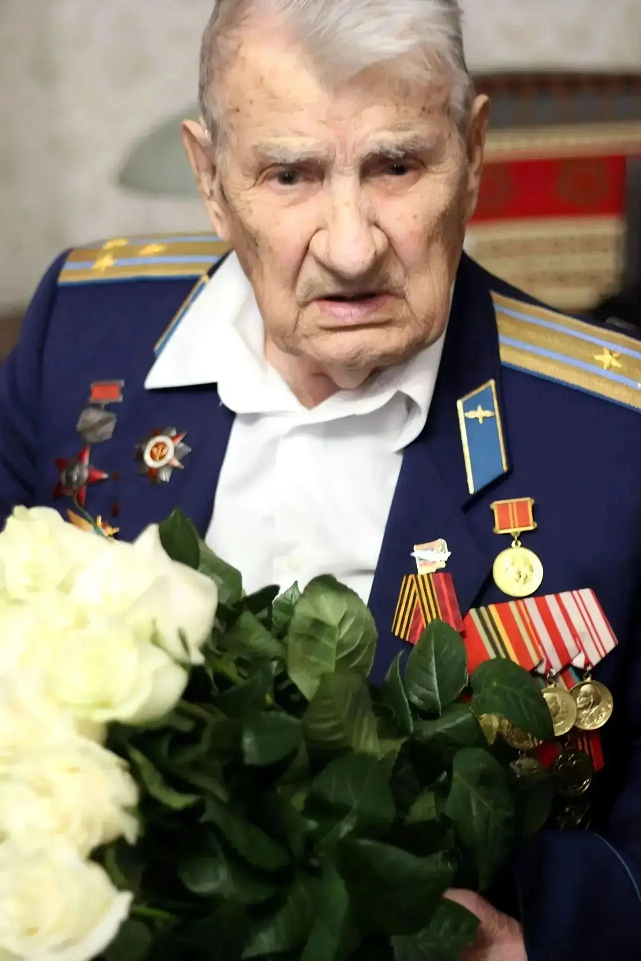 Ветеран Великой Отечественной войны Константин Пищулин отметил вековой юбилей 🎂