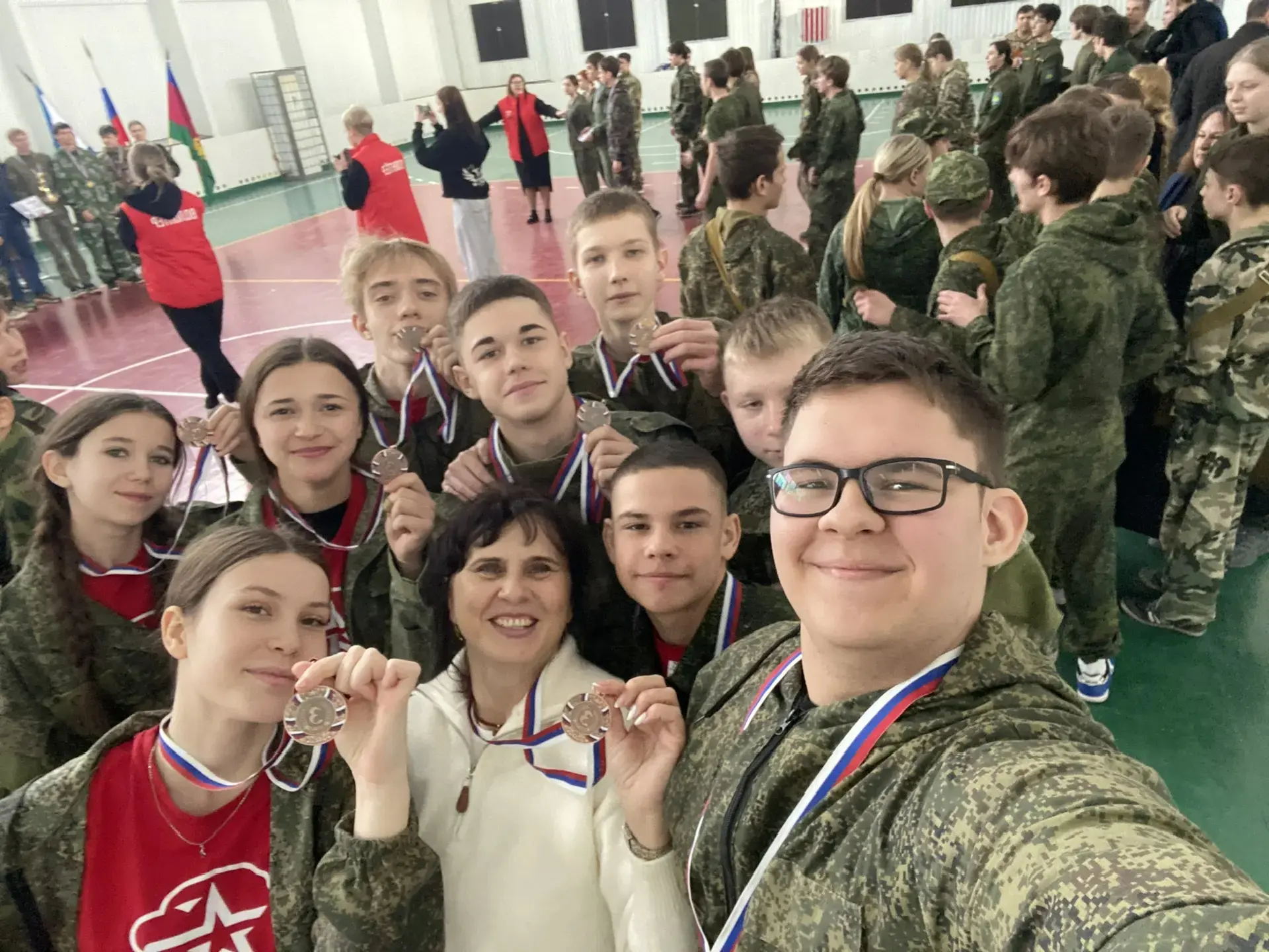 Сегодня, 6 февраля в ст. Северской прошли районные военно-спортивные соревнования «Служить России су