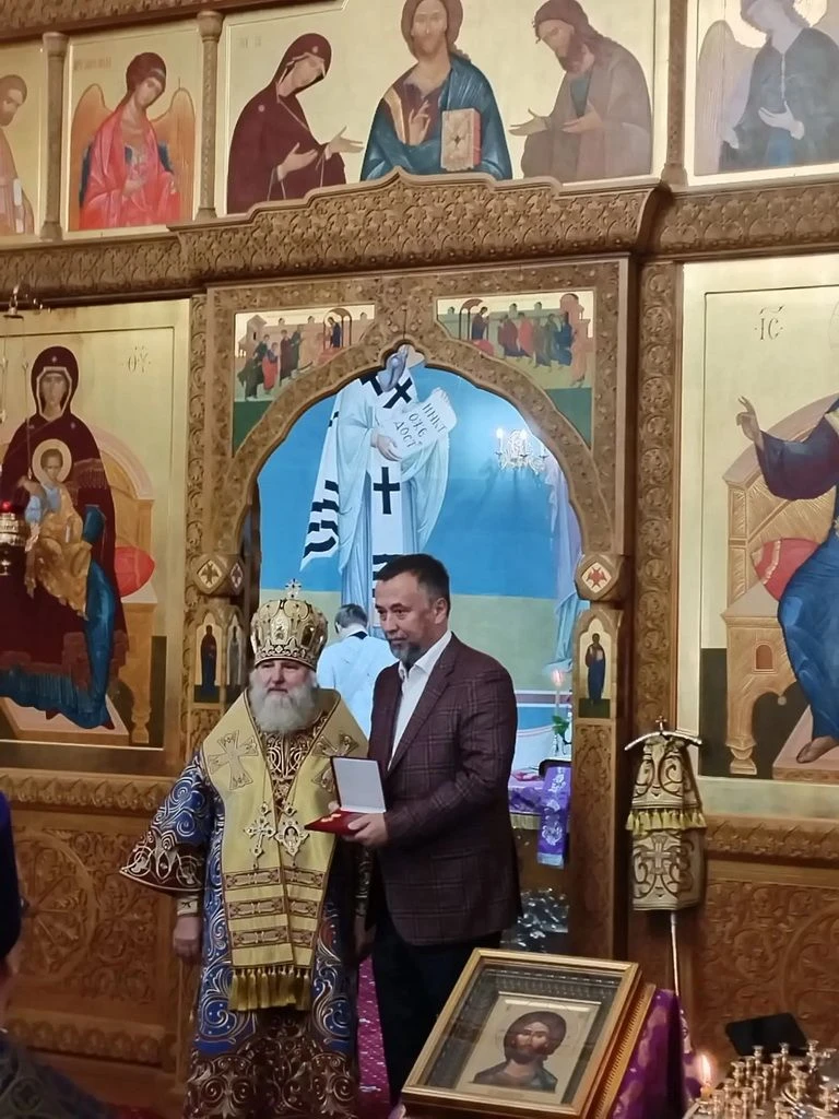Владислав Фоменко удостоен Медали Ханты-Мансийской епархии.