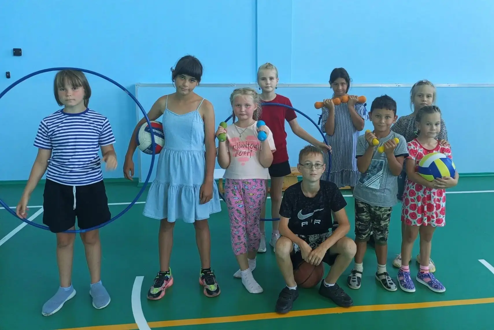 ⚡👫 Для ребят #ПришкольногоЛагеря 🌞 прошло познавательное и спортивное мероприятие «От значка ГТО —