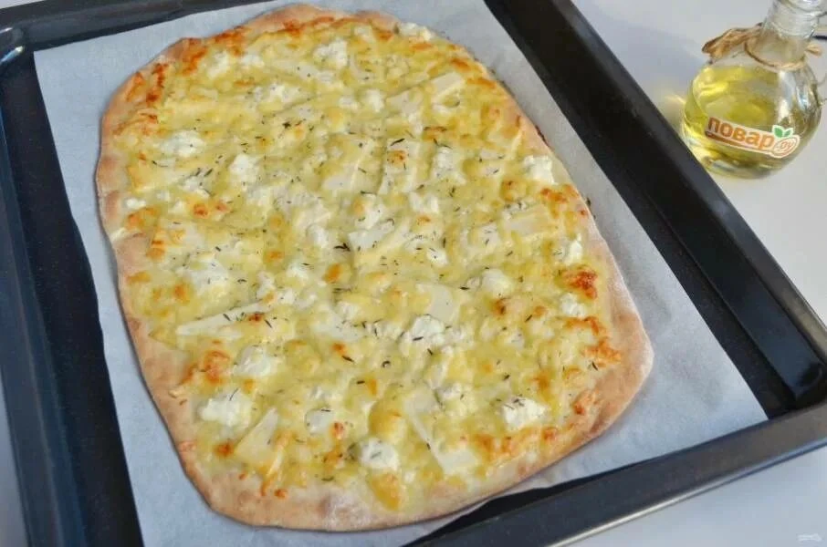 🍕 ПИЦЦА 4 СЫРА — РАЙ ДЛЯ ЛЮБИТЕЛЕЙ СЫРНОГО ВКУСА ✨

Четыре благородных сыра в одном идеальном сочет