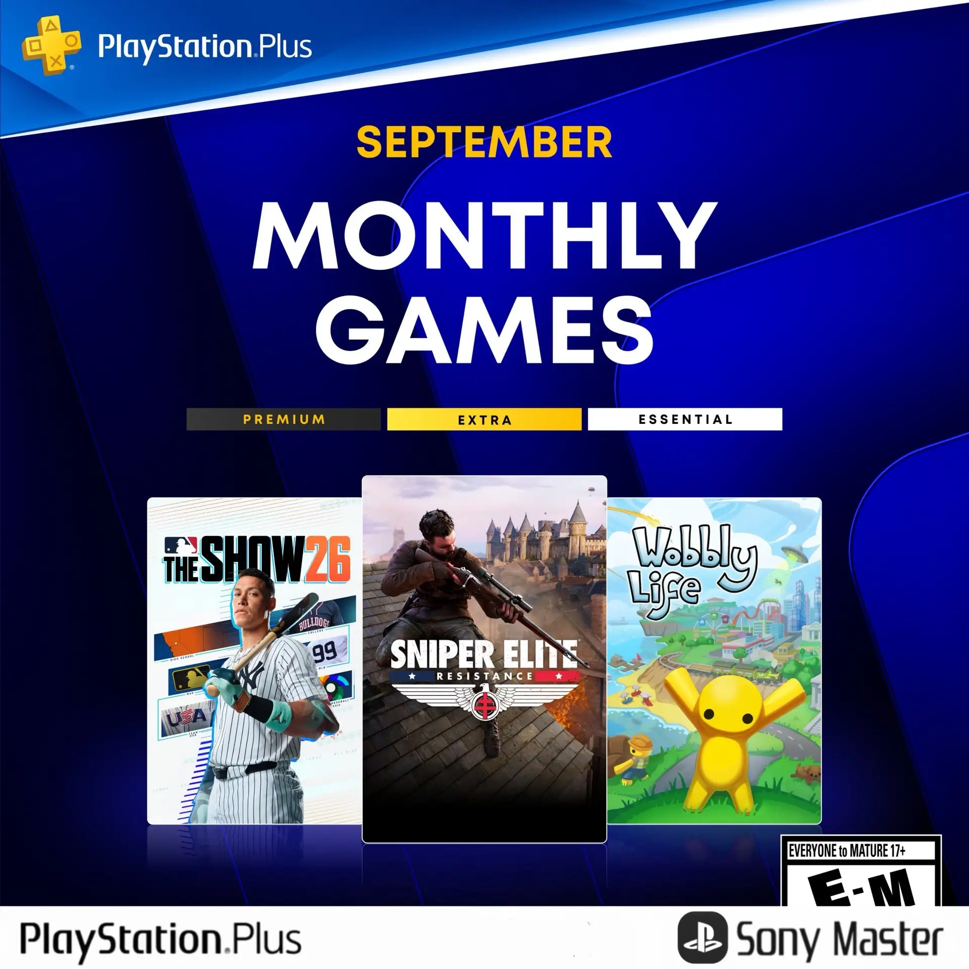 Сентябрьская подборка PS Plus Essential доступна для скачивания
