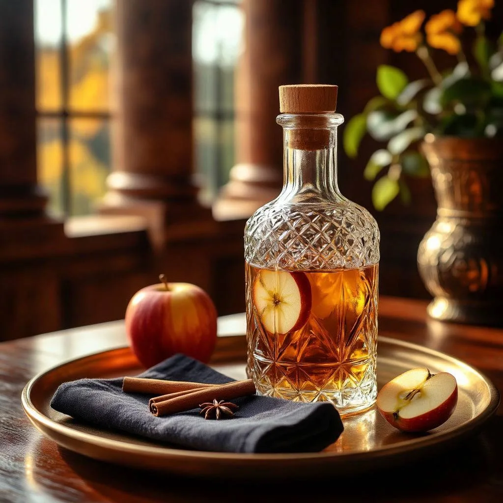 Виски с яблоком, корицей и гвоздикой — согревающая осенняя настойка 🍎🍎🍂