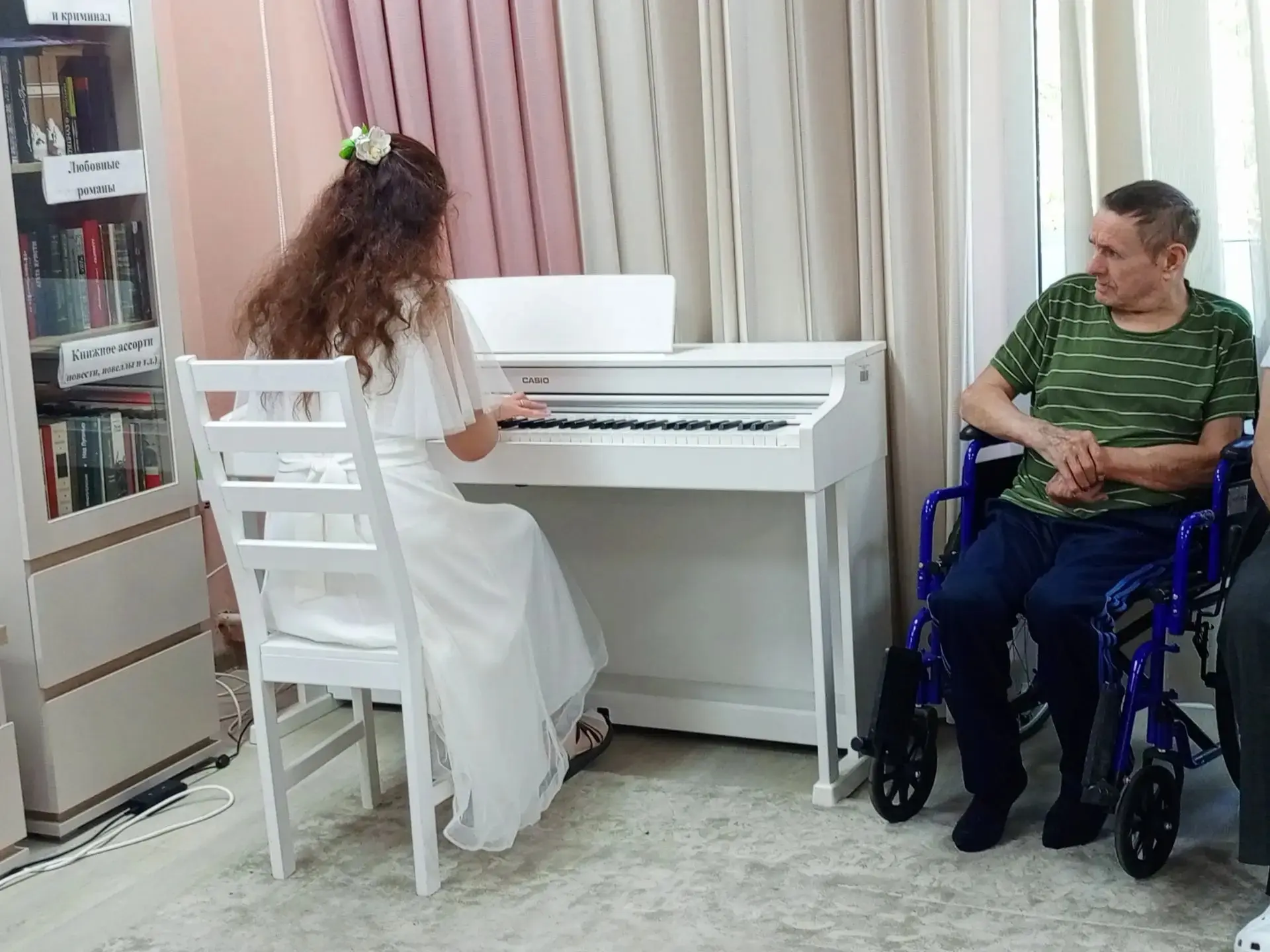 🎶 Душевный концерт в стенах нашего дома‑интерната 🎶Сегодня в нашем стационарном отделении для граж