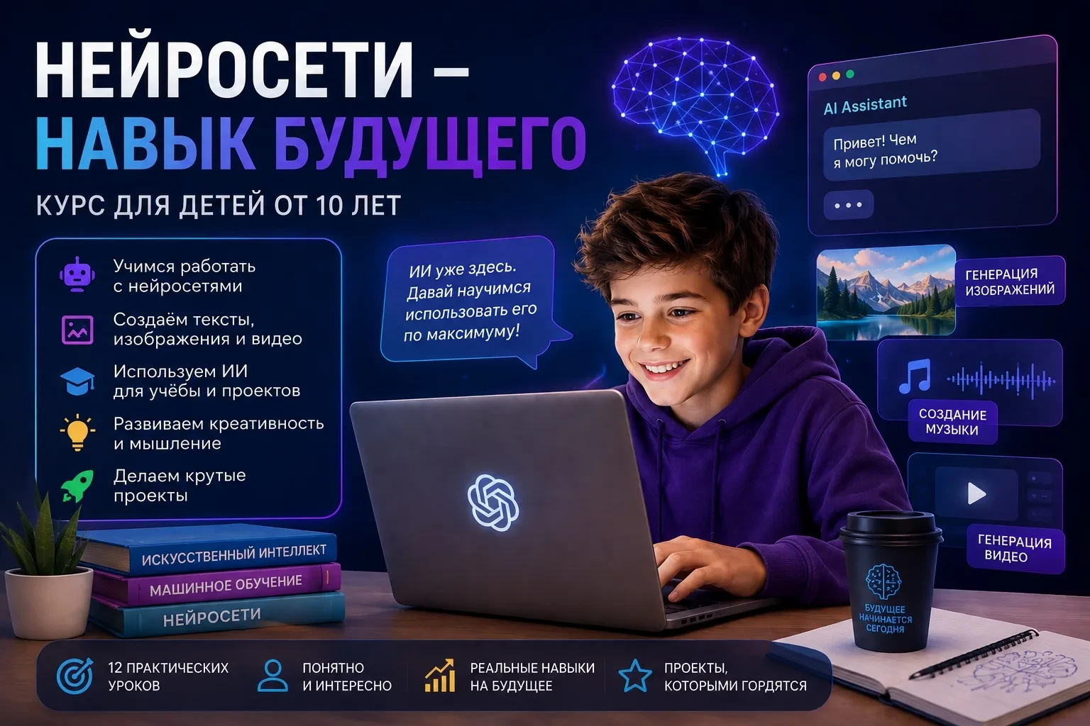 🤖 ИИ становится обязательным навыком: школы по всему миру уже внедряют обучение нейросетям

Искусст