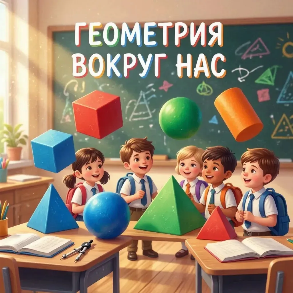 🧩 «Геометрия вокруг нас»: кружок для второклассников! 🧩