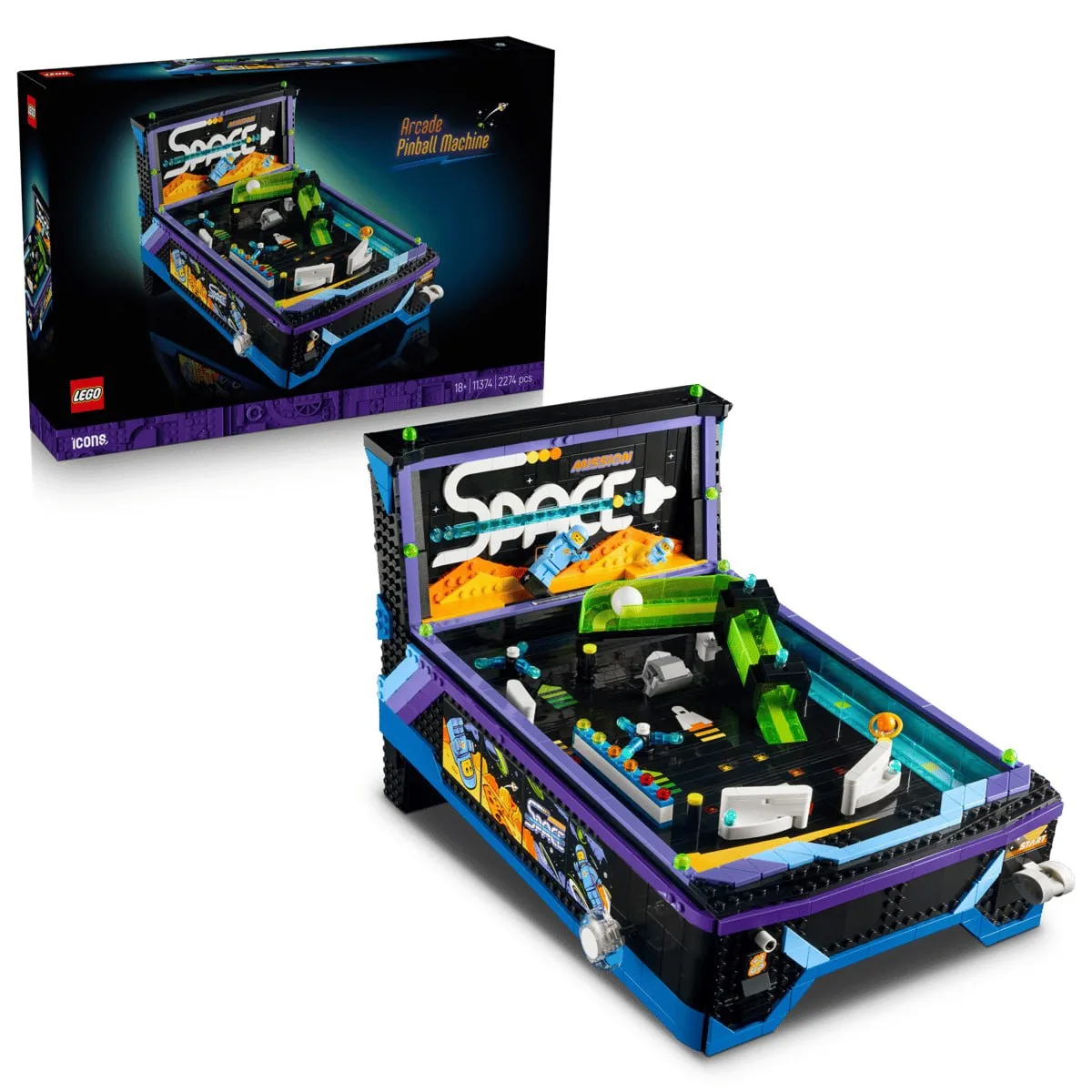 🎮 LEGO выпустит полностью рабочий игровой автомат с пинболом

• 11374 «Игровой автомат для пинбола»