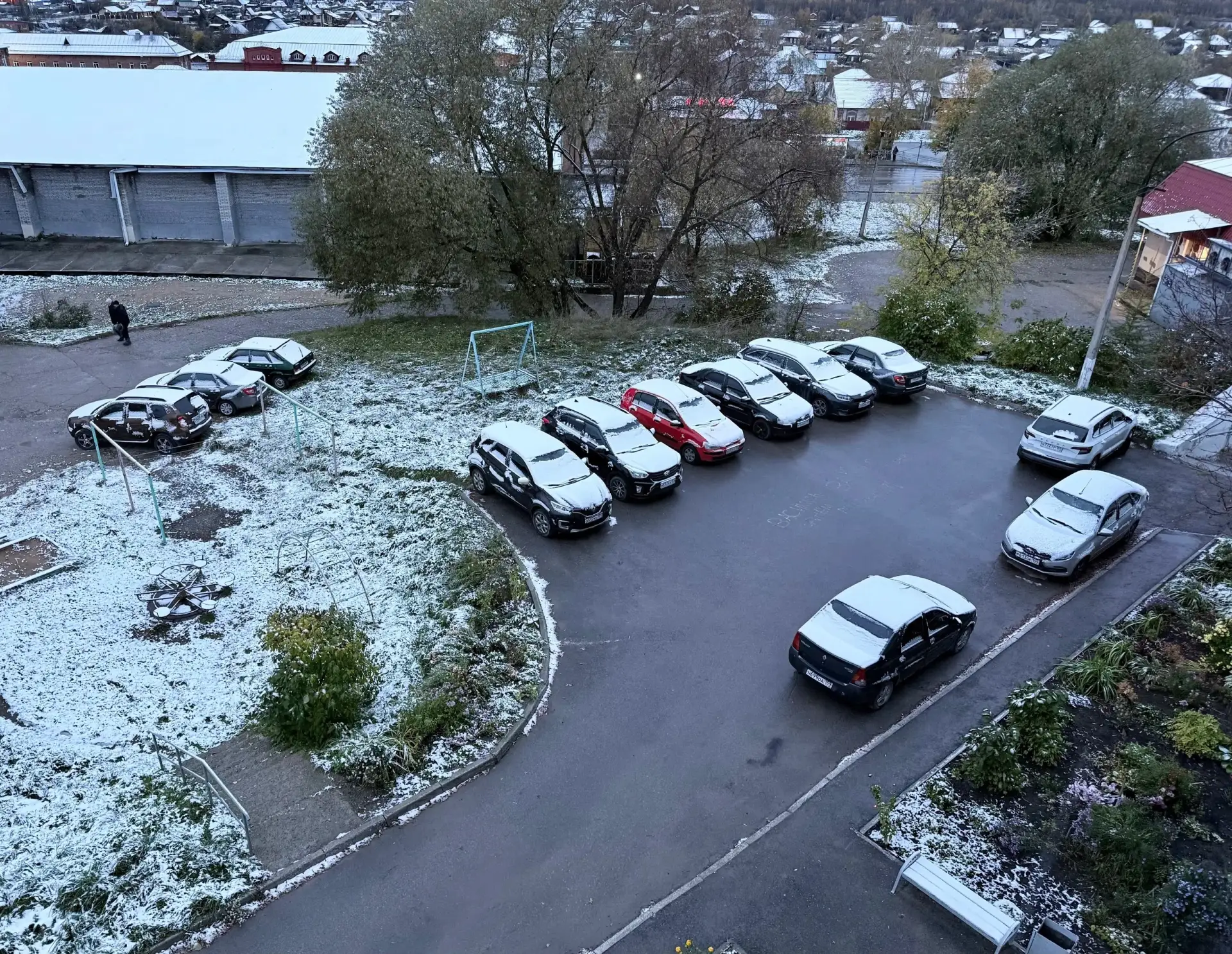 Первый снег в Соликамске