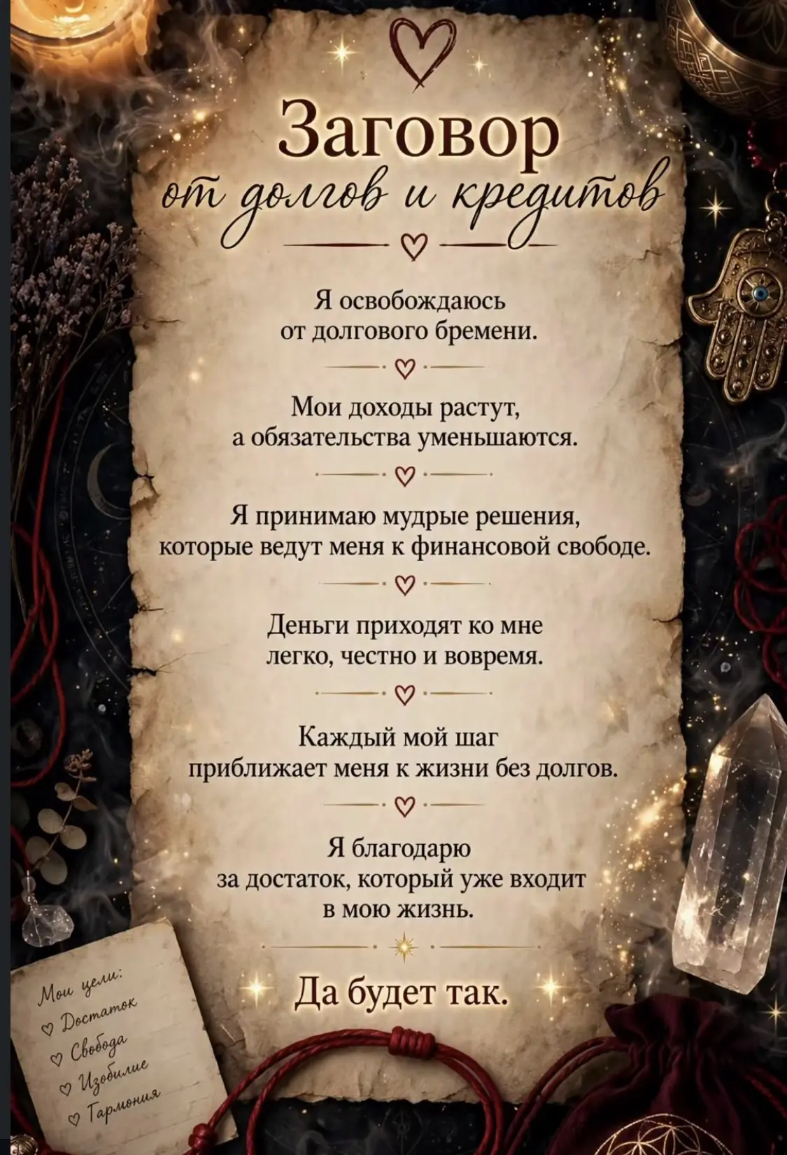 ЗАГОВОРЫ | ОБЕРЕГИ