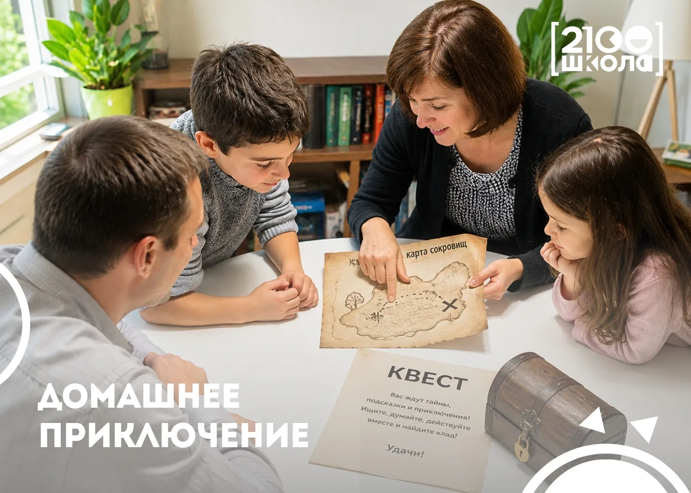 ЧЕМ ЗАНЯТЬ ДЕТЕЙ НА ЧАС: КВЕСТ В КВАРТИРЕ 🗺️
