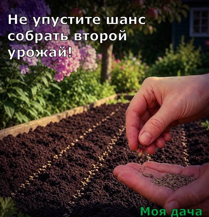 Не упустите шанс собрать второй урожай 🙌