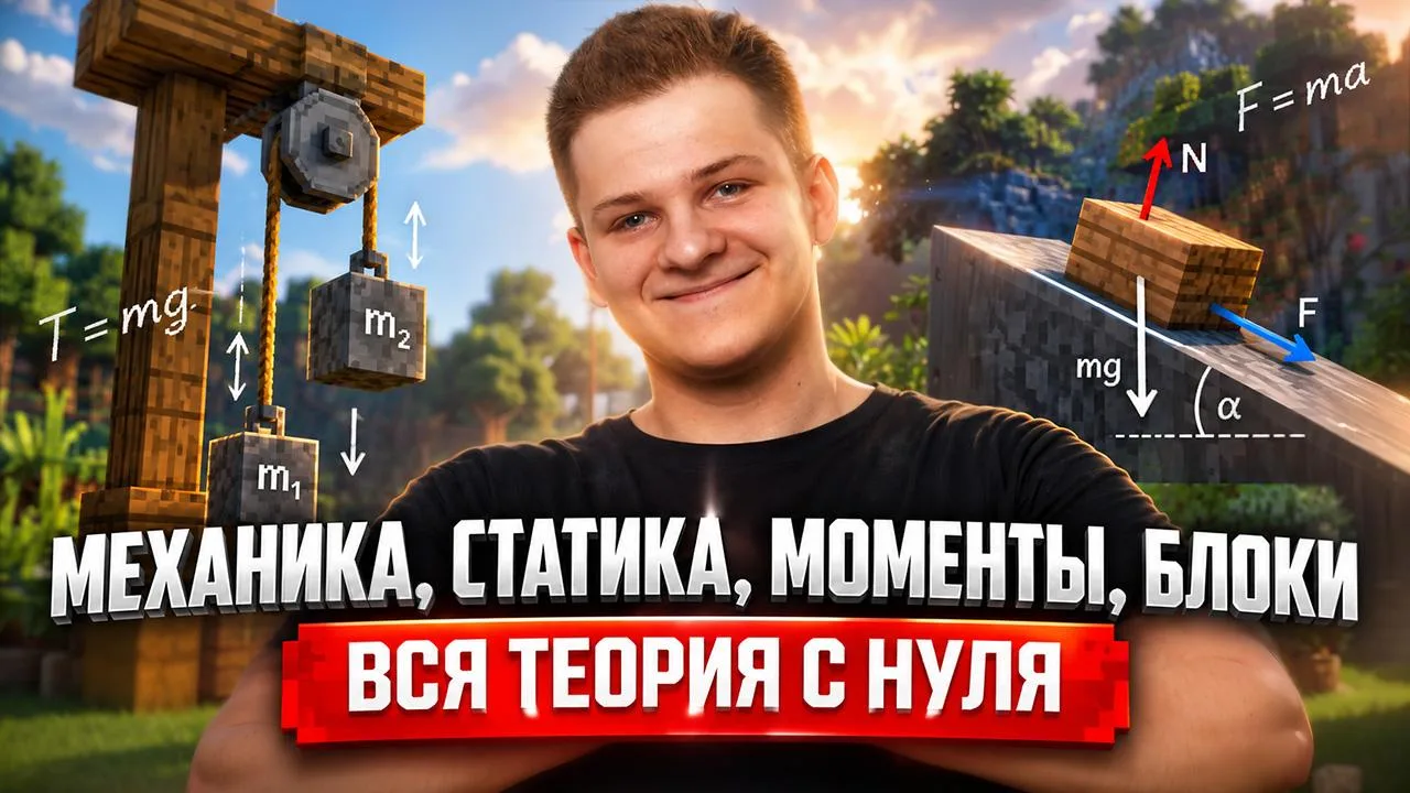 Теория с НУЛЯ — вышел ролик по статике!
