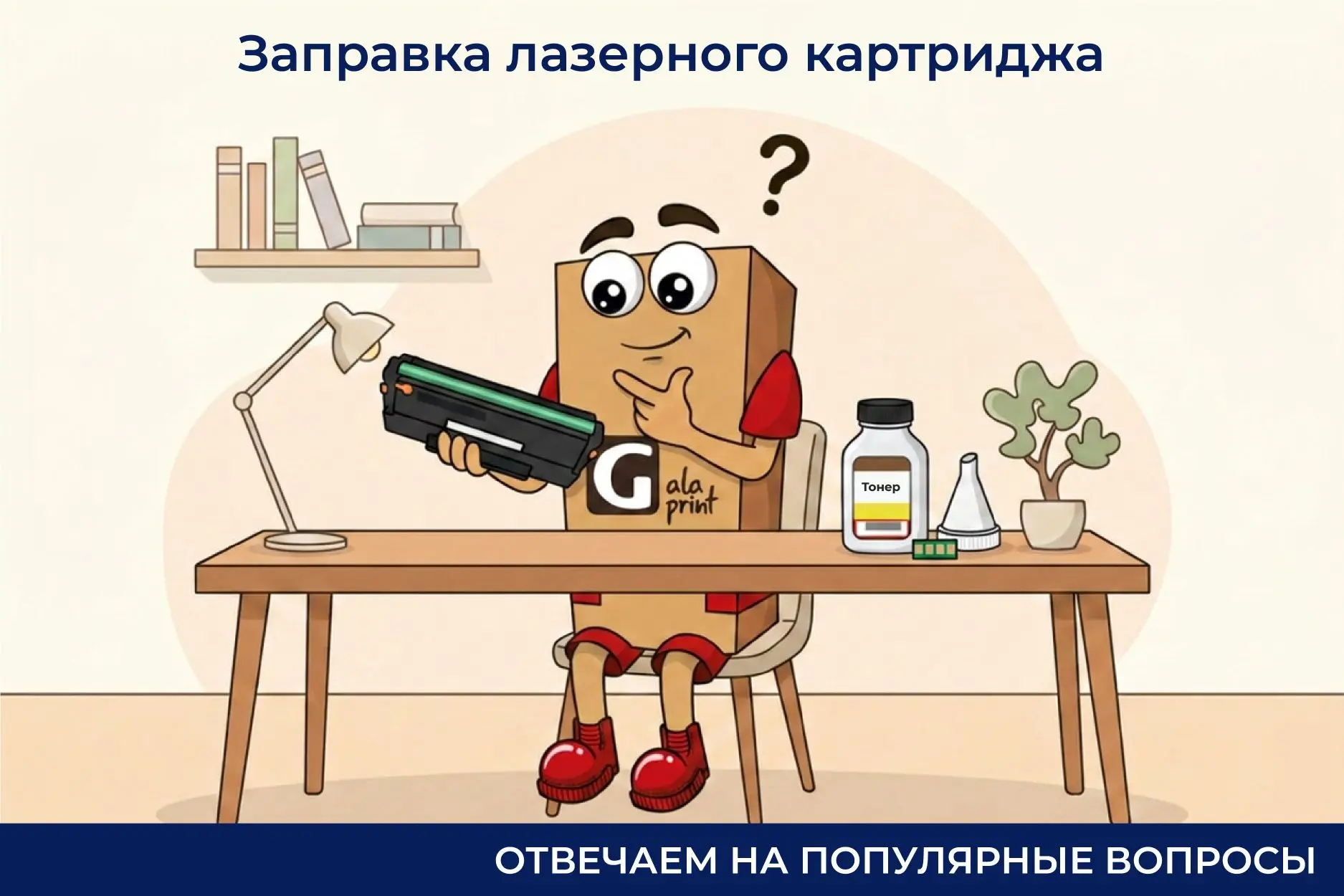 Заправка лазерного картриджа: отвечаем на популярные вопросы 👇