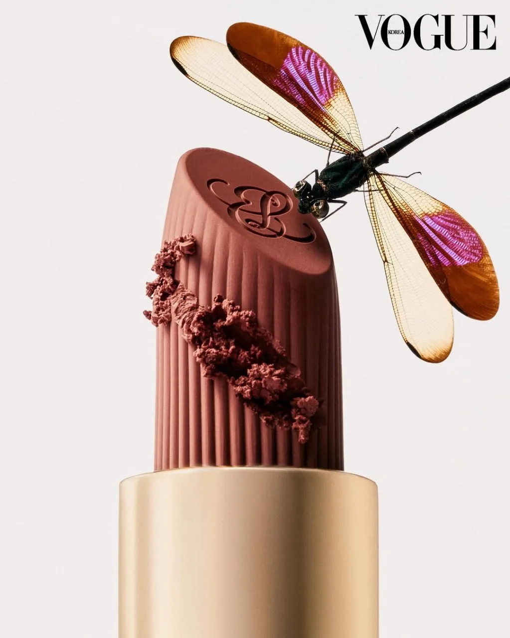 Бьюти-съемка коричневых помад в Vogue Korea. Неоднозначненько, конечно - учитывая, скол...