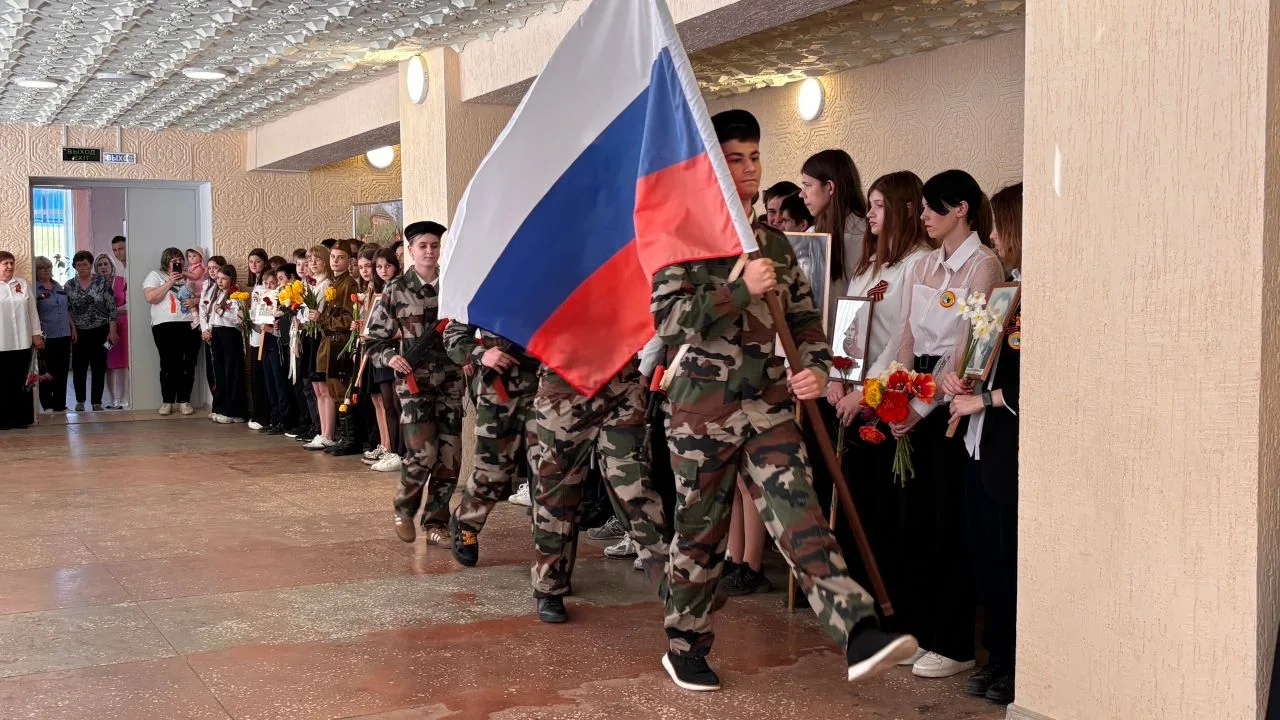 Сегодня в Полянском сельсовете в честь празднования 81-ой годовщины Великой Победы прошёл торжествен