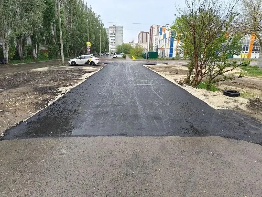 Почти 14,5 тысячи квадратных метров асфальта восстановили «Концессии» в Волгограде весной