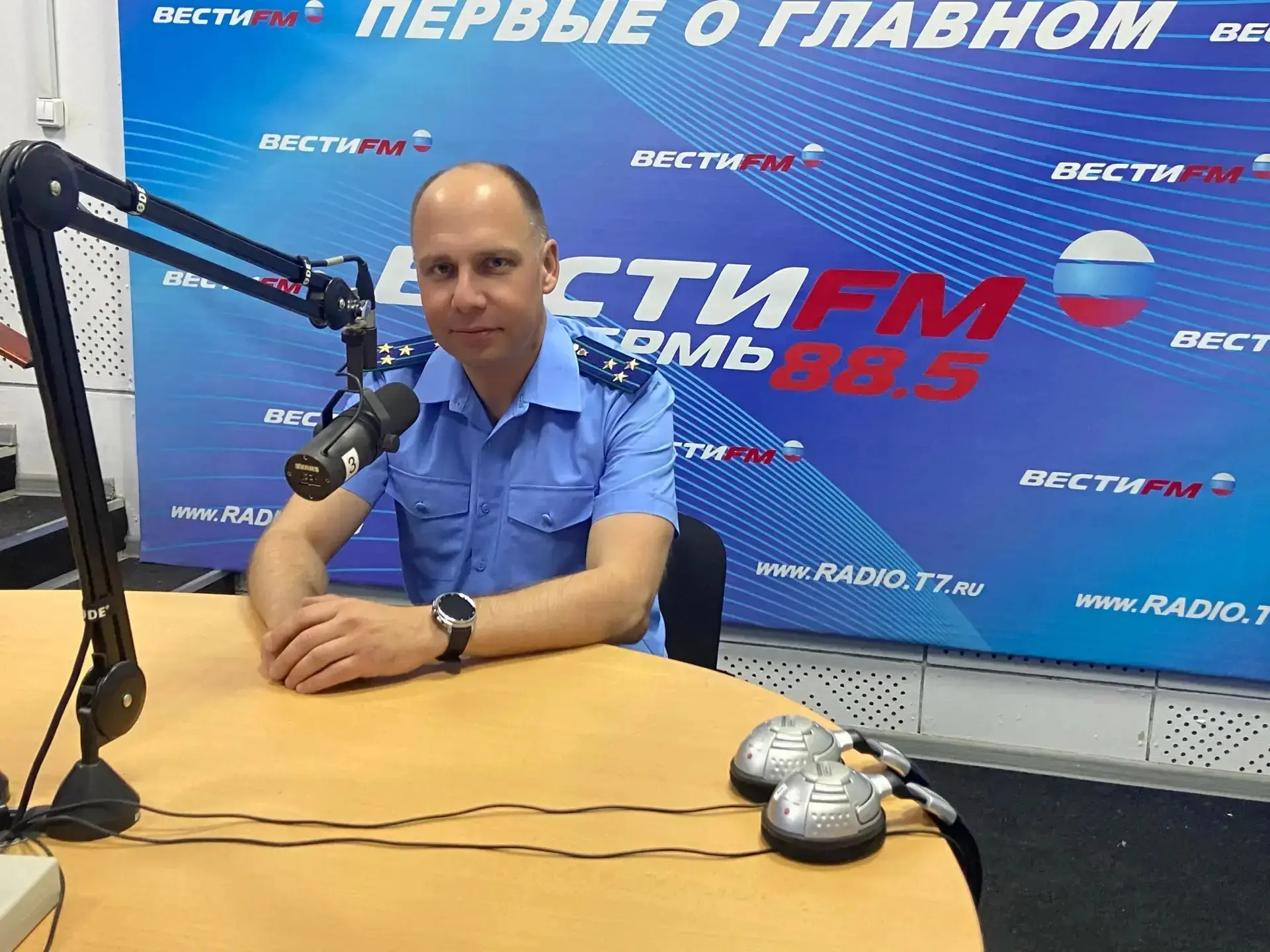 В эфире радио ГТРК Пермь состоялось выступление заместителя прокурора Пермского края Алексея Иванова