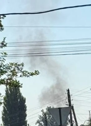 ⚡️⚡️После взрыва в городе наблюдается задымление