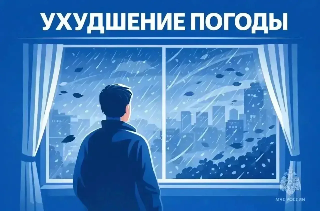 ❗❗❗Очень сильный дождь, местами сильный ливень и гроза, а также усиление ветра до 24 ме...