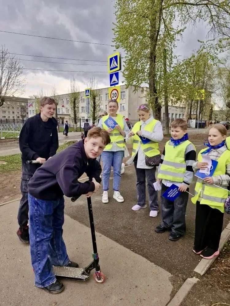 ☝️ ЮИД ☝️  ✅ Юные инспекторы движения нашей школы приняли участие в масштабной профилактической акци