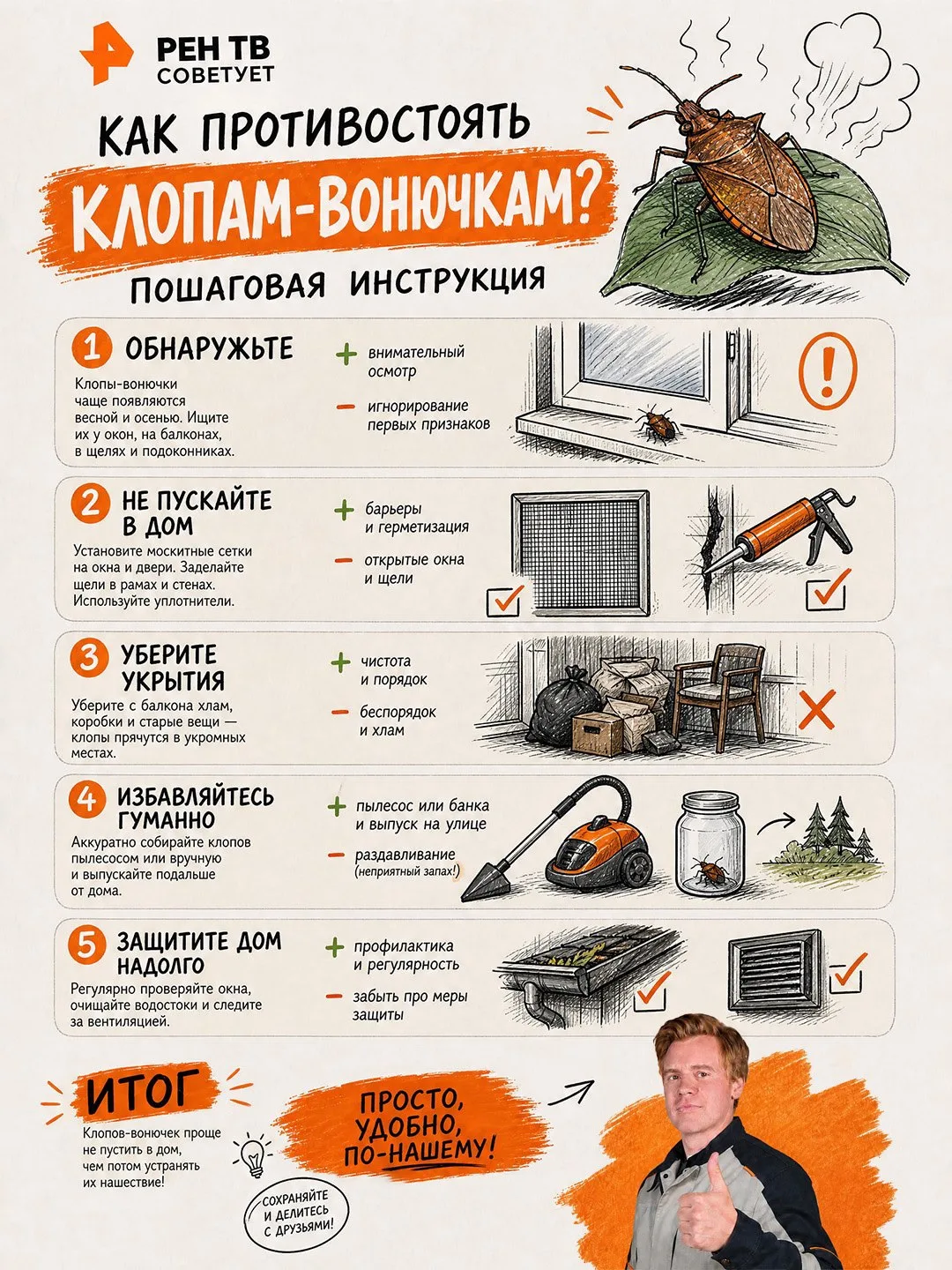 🪲 Клопы-вонючки атакуют? У нас есть план защиты!